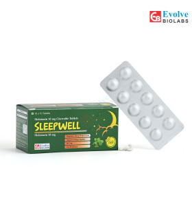 Sleepwell Melatonin 10 Evolve Biolabs INT – Buy  Online