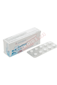 Zaditen (Ketotifen) 30 Tablets 1Mg Novartis