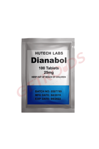 Dianabol 25 mg 100 Tablets Hutech Labs USA