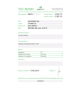 Deus Medical CYTOMED 25 Deus Medical – Buy Liothyronine Sodium Online Deus Medical CYTOMED 25 Deus Medical – Buy Liothyronine Sodium Online