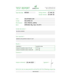 Deus Medical NOLVAMED 20 Deus Medical – Buy Tamoxifen Citrate Online Deus Medical NOLVAMED 20 Deus Medical – Buy Tamoxifen Citrate Online