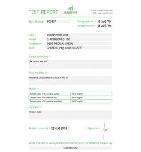 3-TRENBOMED 150 Deus Medical 3-TRENBOMED 150 Deus Medical