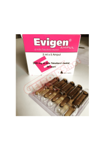 Evigen ( Vitamin E ) 300 Mg 5 amps / 2 ml Aksu