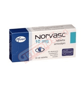 Norvasc 10 mg 30 Tablets Pfizer Norvasc 10 mg 30 Tablets Pfizer