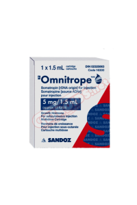 Omnitrope Somatropin 15 iu (5mg) Sandoz