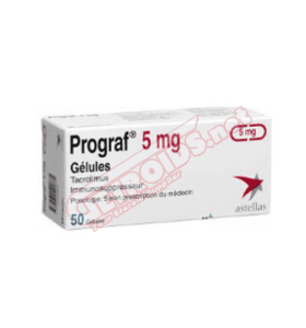 Prograf 5 mg 50 Tabs Astellas Pharma