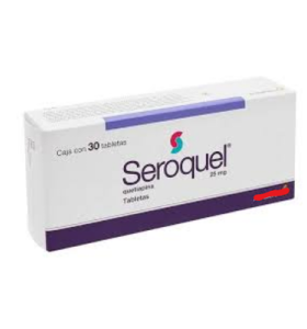 Seroquel 25 mg (Quetiapine)
