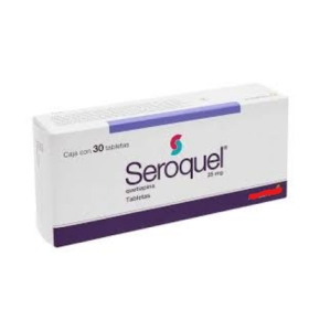 Seroquel 25 mg (Quetiapine)