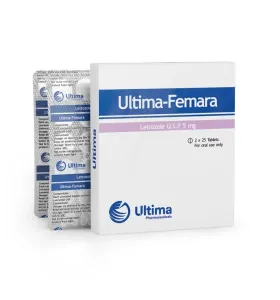 ULTIMA-FEMARA 5 mg 50 Tablets Ultima Pharma INT ULTIMA-FEMARA 5 mg 50 Tablets Ultima Pharma INT