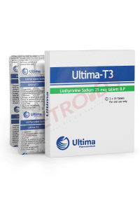 Ultima-T3 25 mcg 50 Tablets Ultima Pharma INT