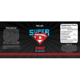 Super D DMZ 60 Capsules PMH Labs.